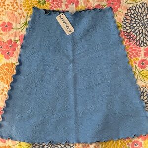 NWT XSMALL womens haystacks skirt blue
